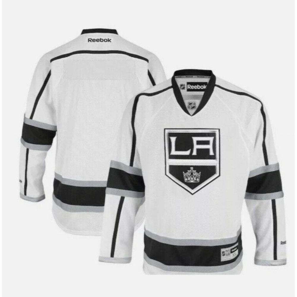 Reebok Los Angeles LA Kings Mens Premier Home Jersey - White XXL